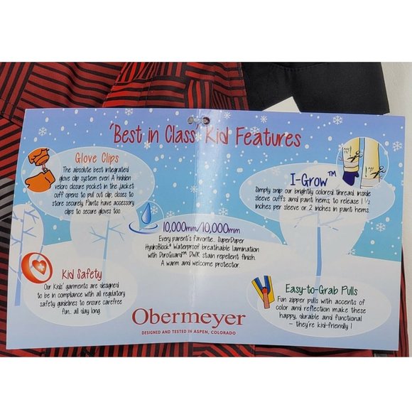 Obermeyer Volt Snow Pants Boys Size 3 - Picture 4 of 6
